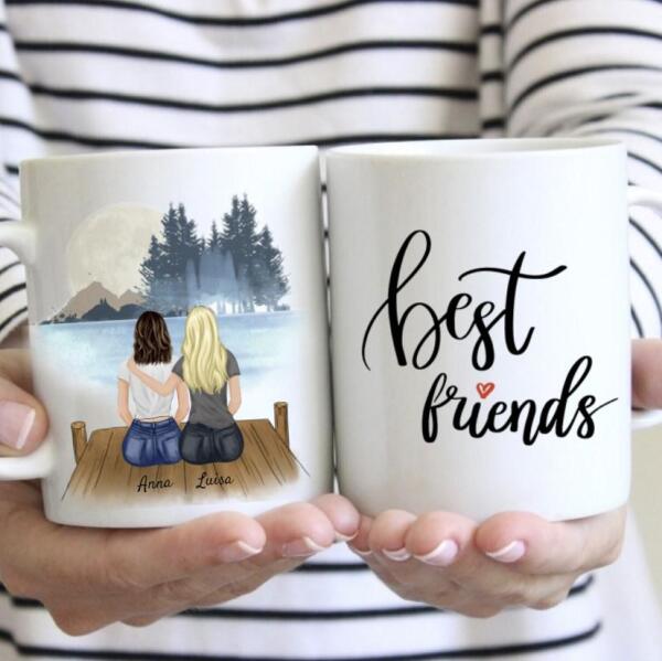 Beste Vriendinnen - Persoonlijke Mok (2-5 personen)