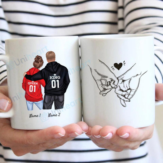 Best Couple in Hoodies - Personalized Mug