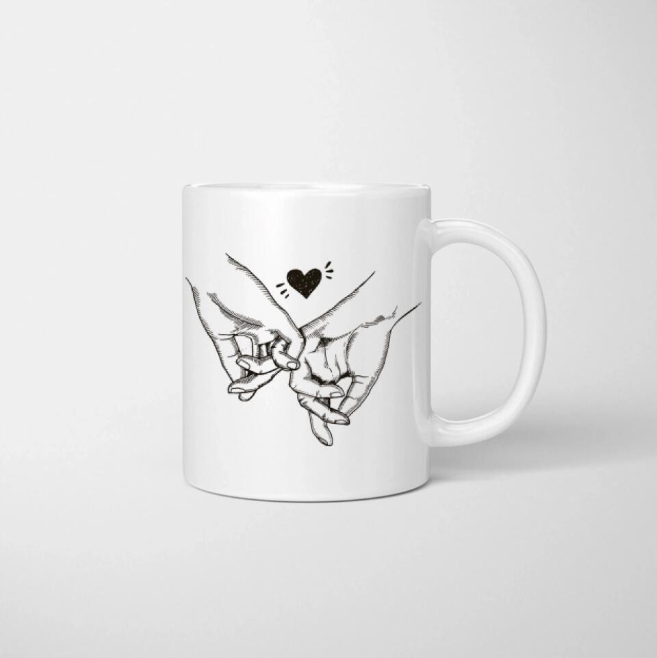 Meilleur couple de femmes - Tasse Personnalisé (2 femmes)
