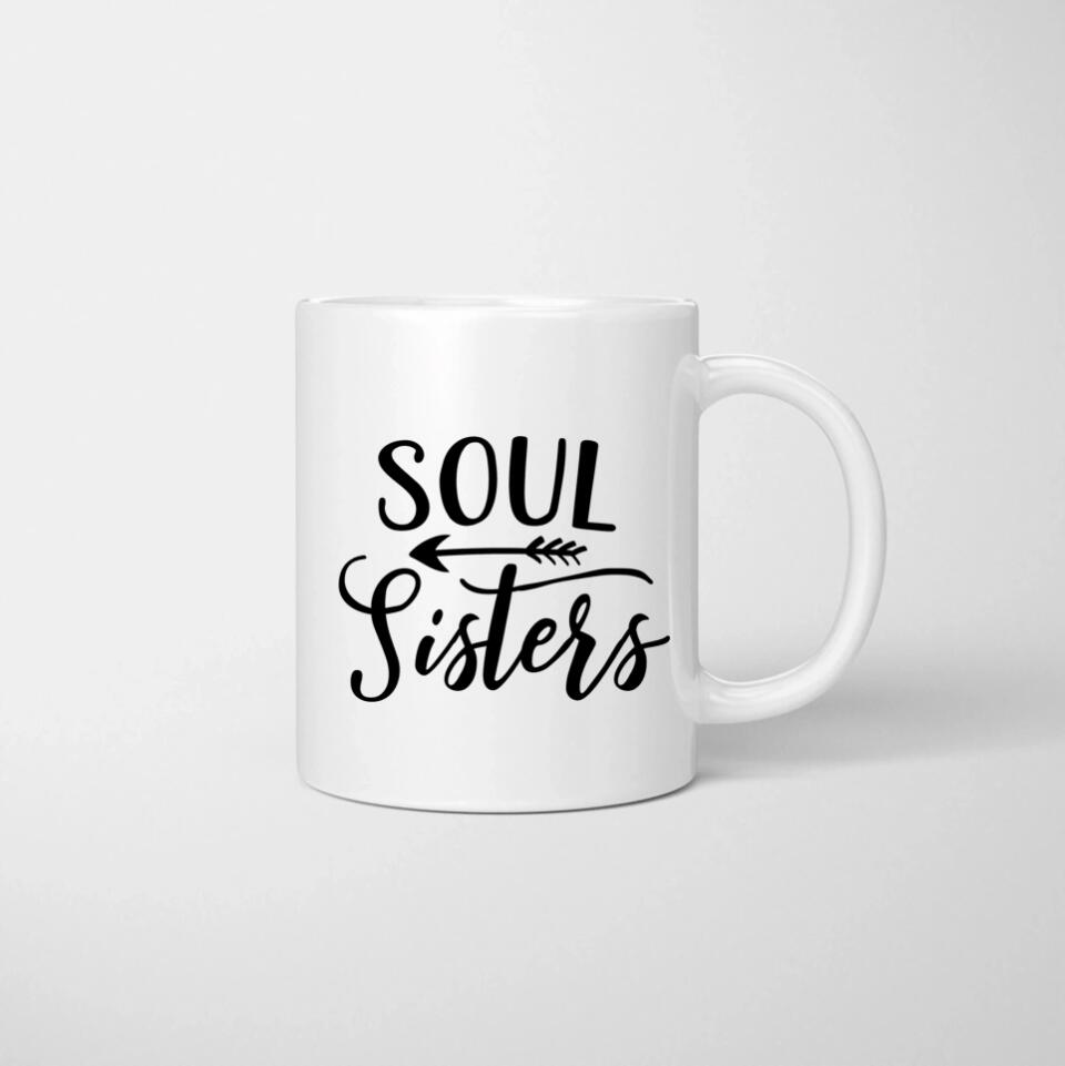 Meilleures Sœurs sur la plage - Tasse Personnalisé