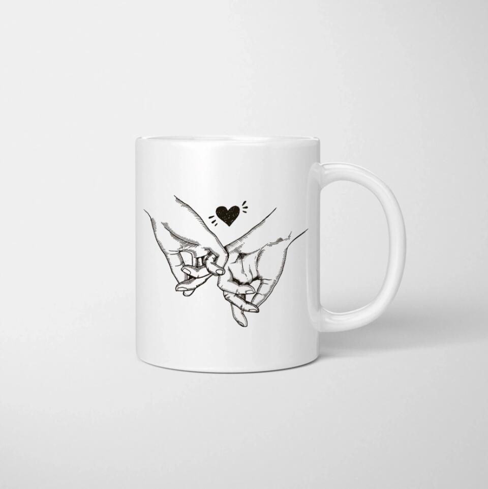 Best Couple in Hoodies - Personalized Mug