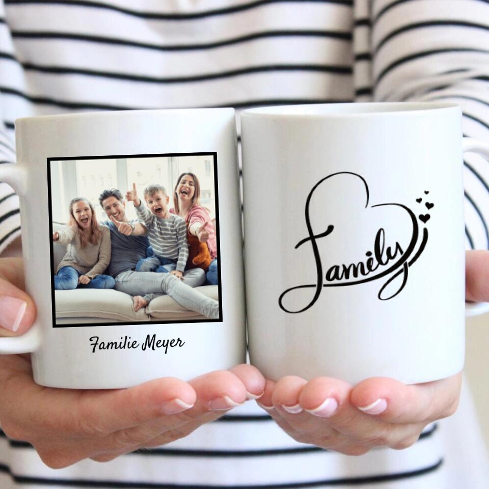 Happy Family - Mug photo personnalisé