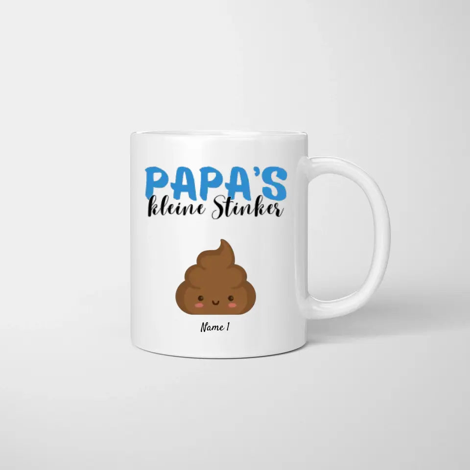 Papa's kleine stinkerds - Gepersonaliseerde mok voor vader/vader met kinderen