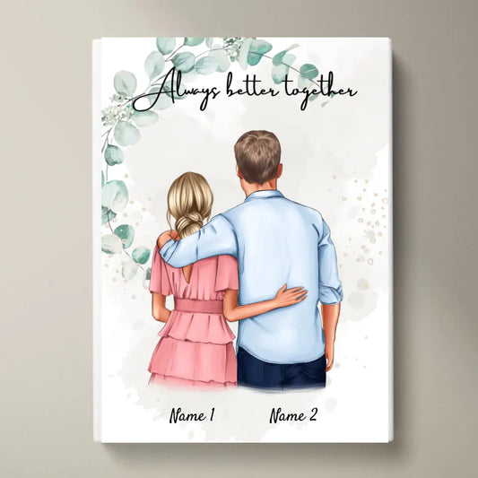 Best Couple Hug - Personalized Poster