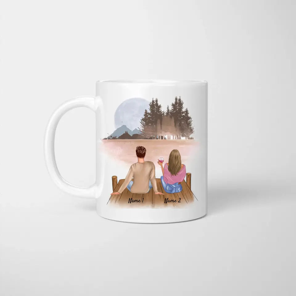 Best Friends (Men & Women) - Personalized Mug (2-3 Persons)