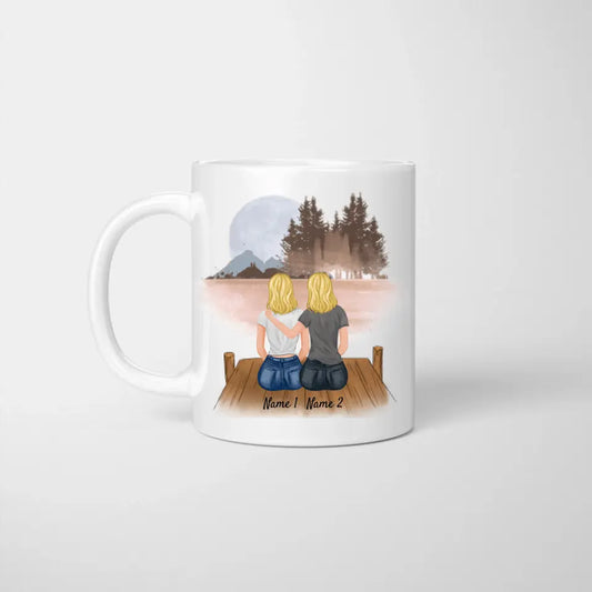 Meilleures amies/ sœurs - Mug personnalisé (2-5 personnes)