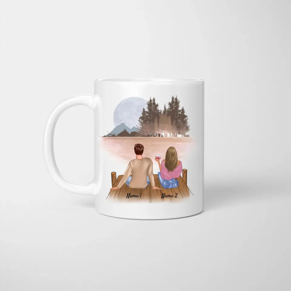 Frère et Sœur - Tasse Personnalisé (2-3 personnes)