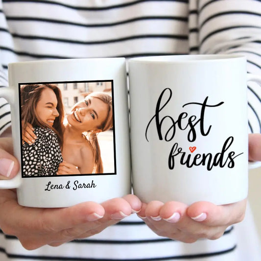Meilleure amie - Tasse Photo Personnalisée