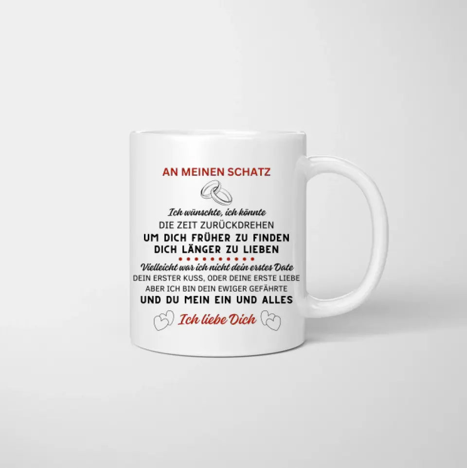 À ma chérie - Tasse personnalisée pour la Saint-Valentin