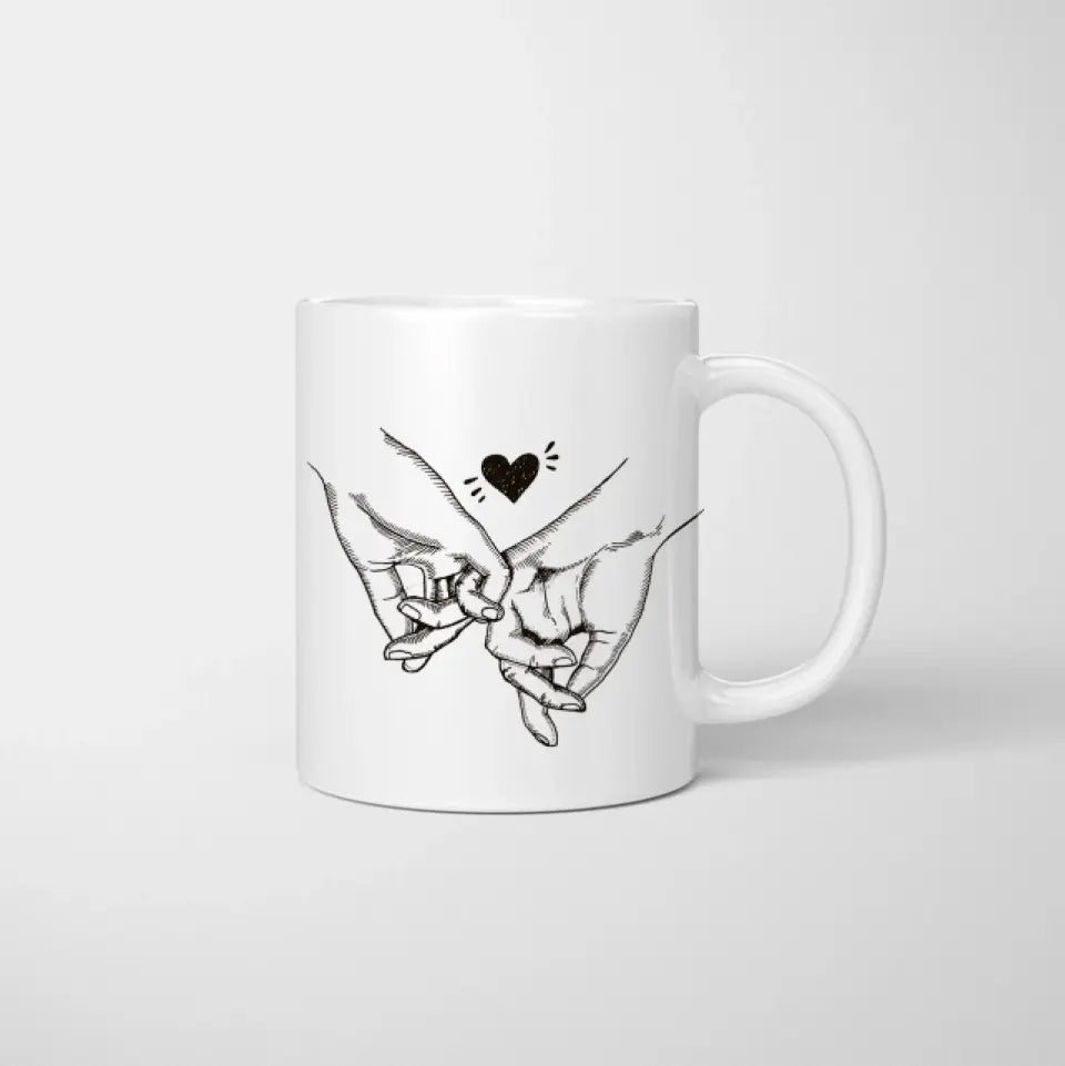 Beste Mama in Lederjacke - Personalisierte Tasse