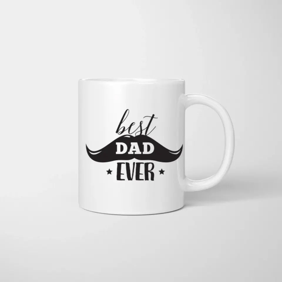 Voor mijn vader - Gepersonaliseerde mok (vader met kinderen)