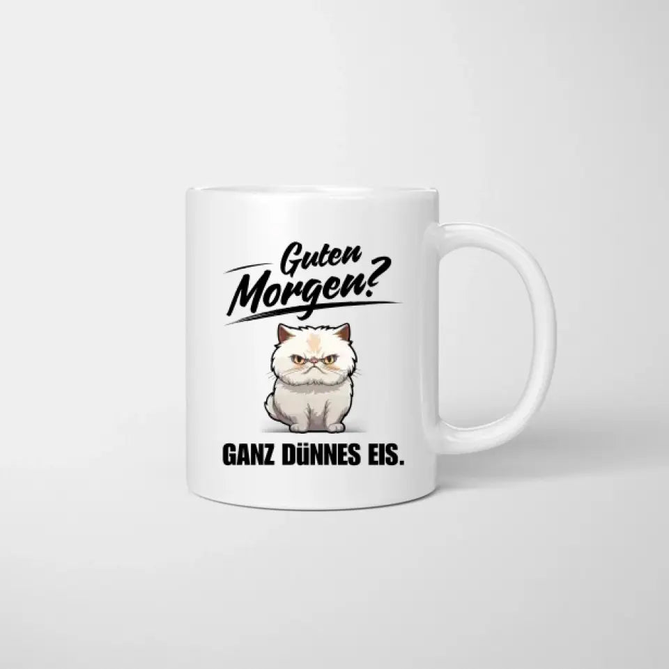 Zeer dun ijs - Gepersonaliseerde mok voor collega's, verjaardag, afscheid, baanwisseling, kantoor (2-4 personen)