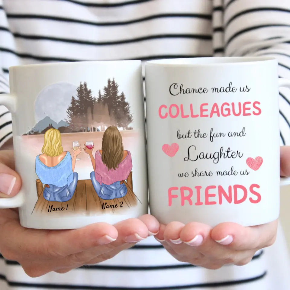 Best Colleagues - Mug personnalisé (2-4 amis)