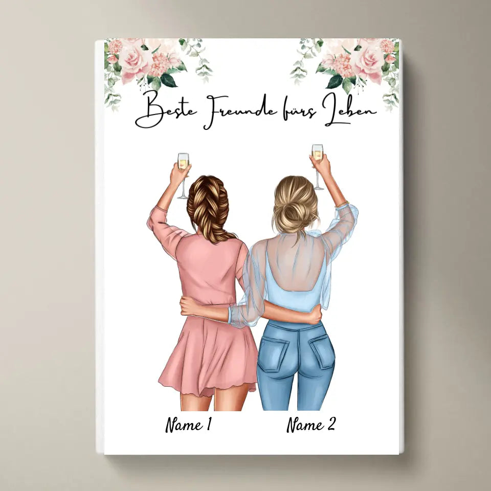 Best Sisters - Personalized Poster