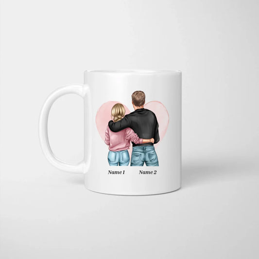 Merak etme AŞKIM - Tasse de couple personnalisée