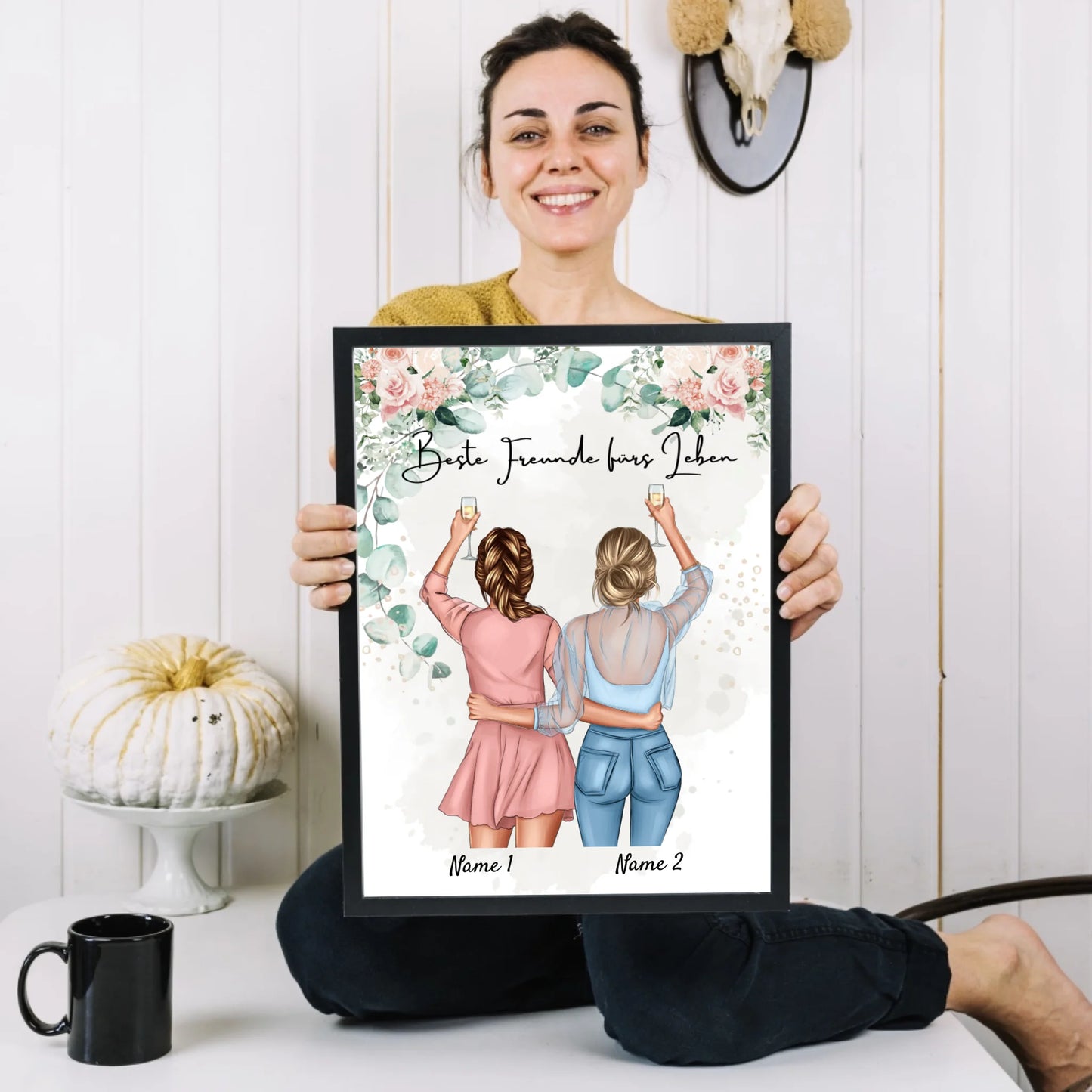 Best Friends/Sisters - Personalized Poster