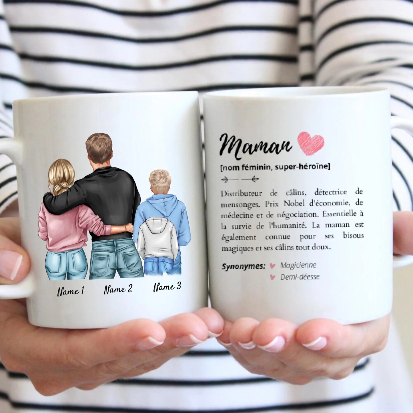 Maman - Mok gepersonaliseerd (1-4 baby's, adolescenten)