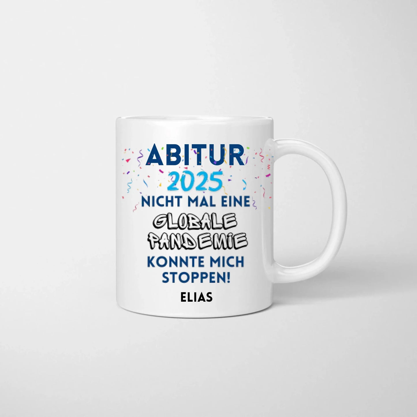 Remise des diplômes 2025 - Mug personnalisé pour remise de diplôme, diplôme d'études secondaires, études, licence, master, apprentissage, lycée