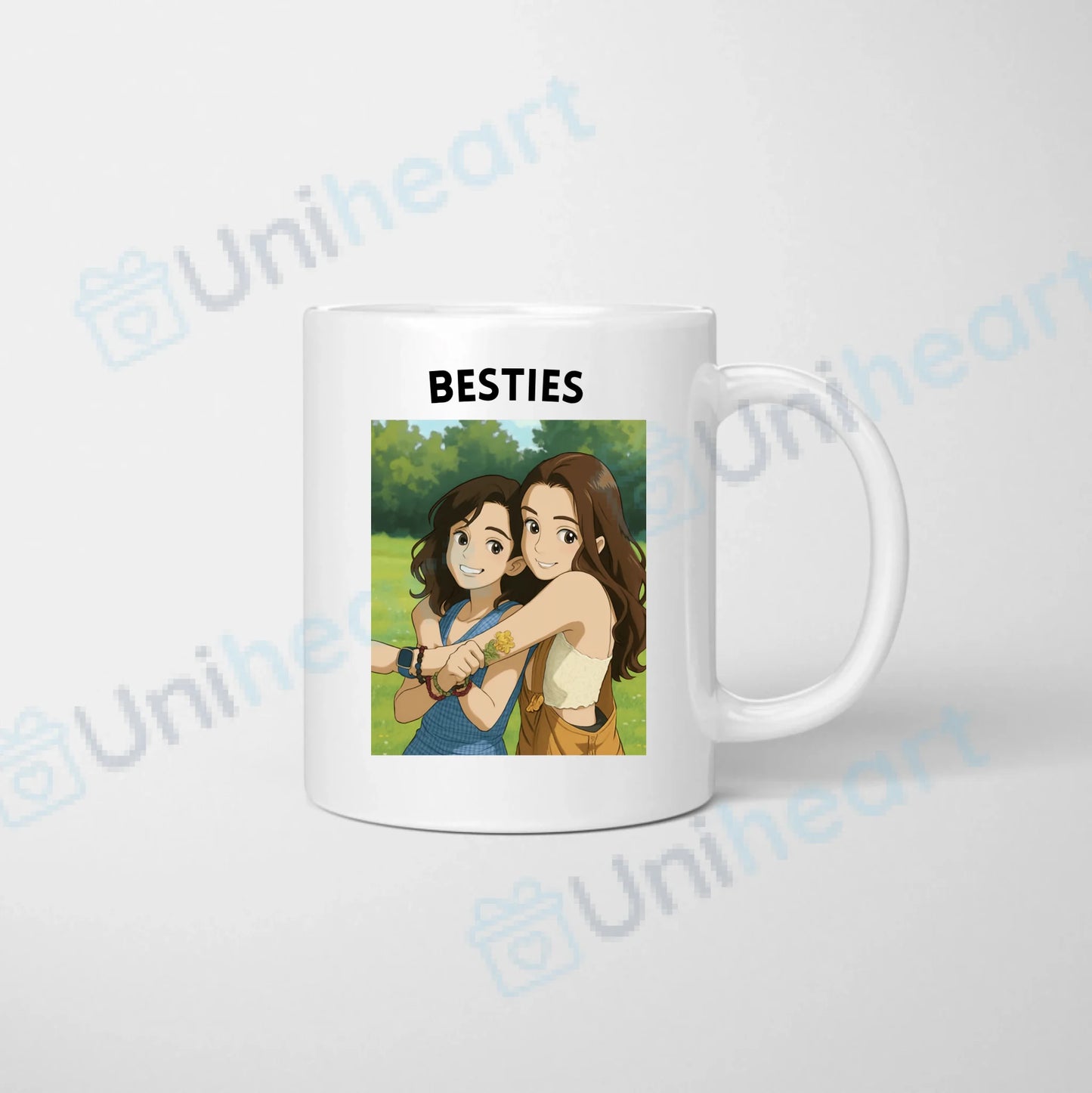Gepersonaliseerde Besties fotomok (verander je foto's in een anime-tekening)