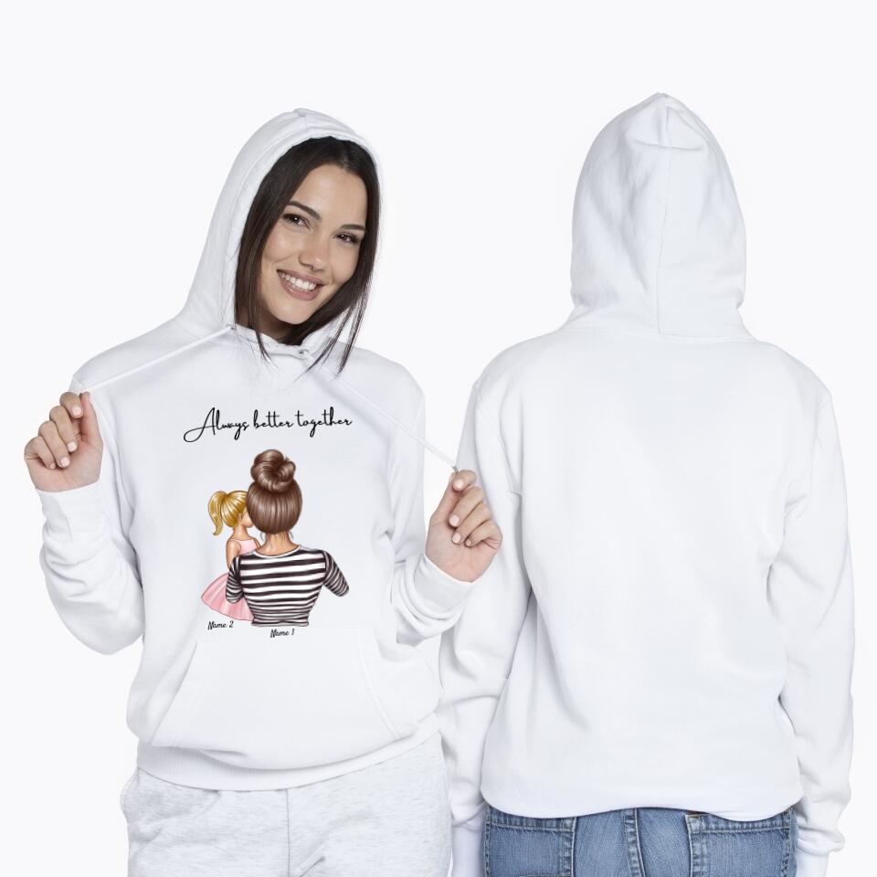 Best Mum - Personalised Hoodie Unisex (Up to 4 Children)