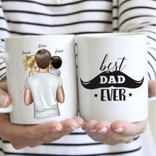Load image into Gallery viewer, Dad with Children - Personalized Mug
