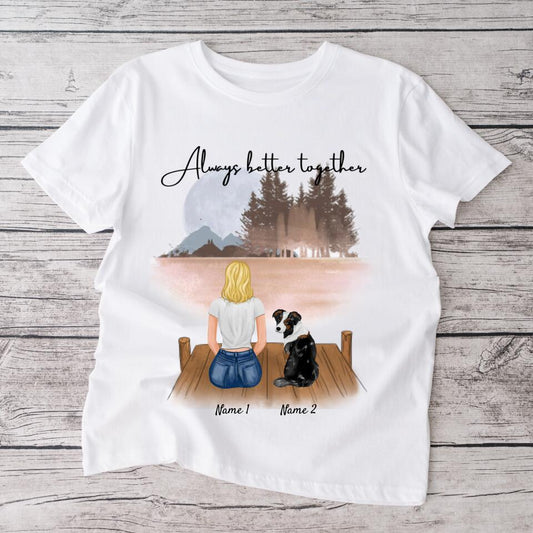 Hondenmama - Gepersonaliseerd T-shirt (100% Katoen, Unisex)