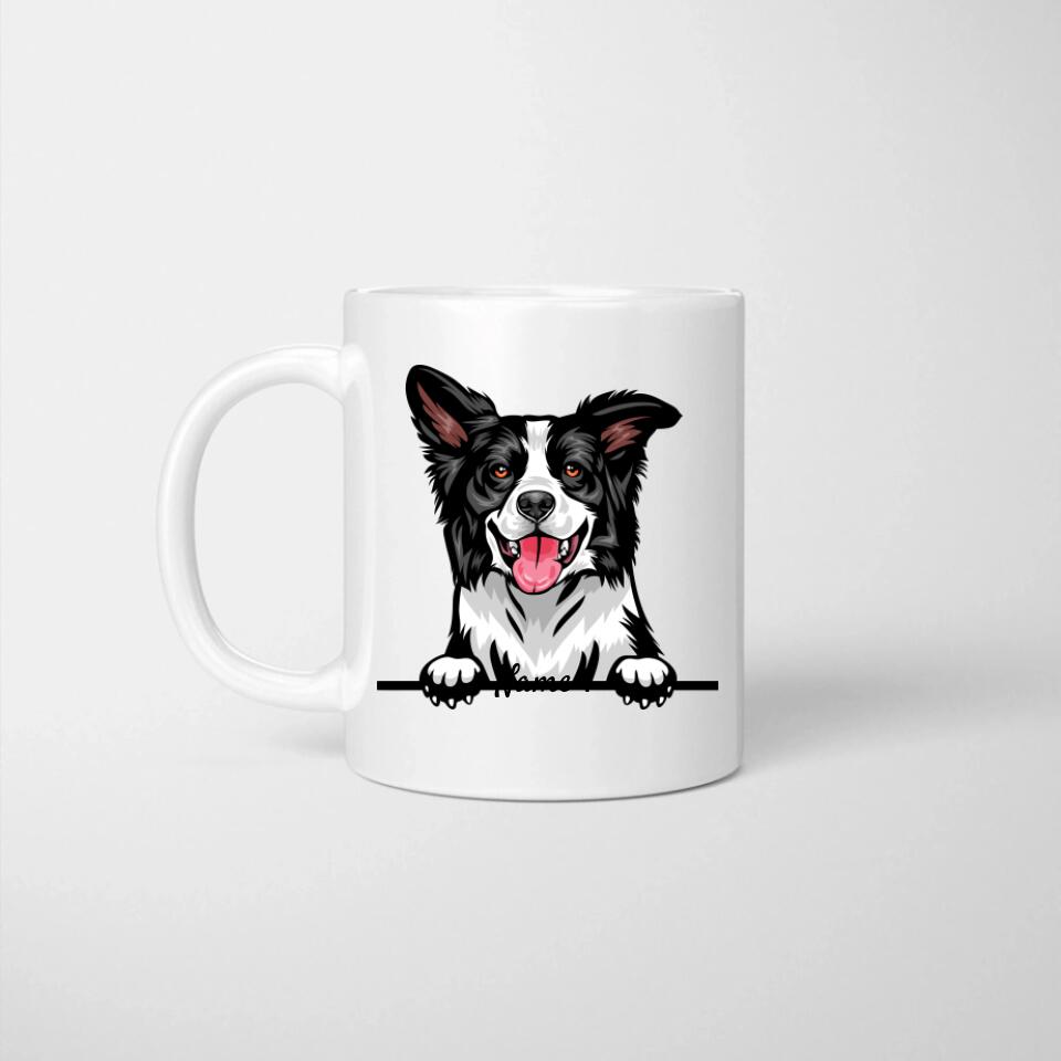 Amoureux des chiens (1-4 chiens) - Tasse Personnalisé