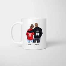 Load image into Gallery viewer, Best Couple in Hoodies - Personalized Mug
