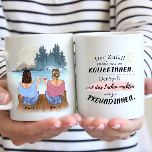 Au début, nous étions collègues - Mug personnalisé (2-4 personnes)