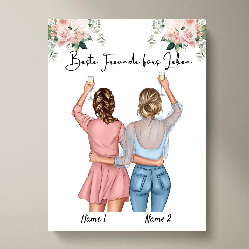 Best Couple Women Valentine - Personalized Poster