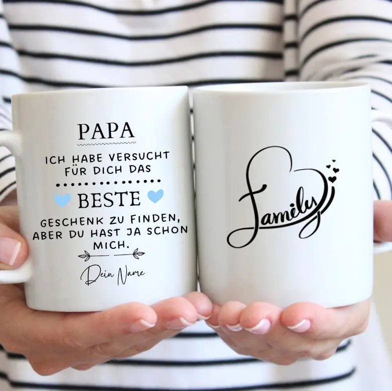 Beste cadeau voor papa - Gepersonaliseerde mok (Voor mama, papa, oma of opa)