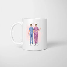 Laden Sie das Bild in den Galerie-Viewer, Beste Krankenschwester/ Krankenpfleger - Personalisierte Tasse (2-3 Personen)
