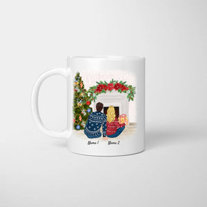 Weihnachten Bestes Pärchen - Personalisierte Tasse