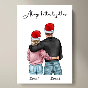 Best Couple Christmas - Personalized Poster