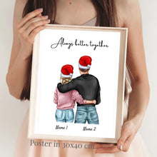 Load image into Gallery viewer, Best Couple Christmas - Personalized Poster
