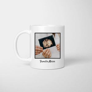 Chère maman, Mug photo échographie bébé pour futurs parents (mère, père, grand-mère, grand-père)