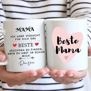 Meilleur cadeau pour mamie - Mug personnalisé (Pour maman, papa, mamie ou papy)