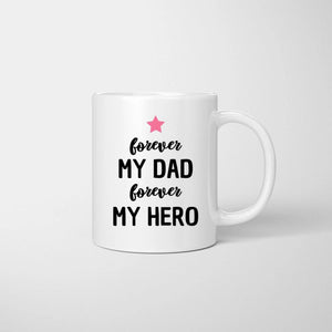 Best Dad with Children - Personalized Mug (1-4 Children)