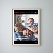 Load image into Gallery viewer, Familystory Series Cover Poster - Personalized Netflix Movie Poster

