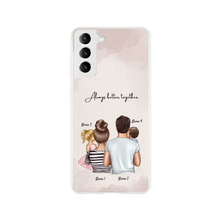 Load image into Gallery viewer, Family with children - Personalised mobile phone case (up to 4 children)
