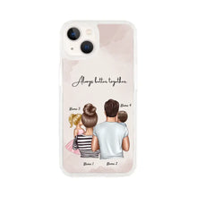 Load image into Gallery viewer, Family with children - Personalised mobile phone case (up to 4 children)
