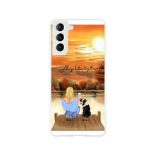 Load image into Gallery viewer, Mistress with Pet - Personalised Phone Case (Dog &amp; Cat)
