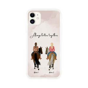 Horse friends - Personalized Phone Case (1-3 riders)