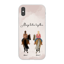 Load image into Gallery viewer, Horse friends - Personalized Phone Case (1-3 riders)
