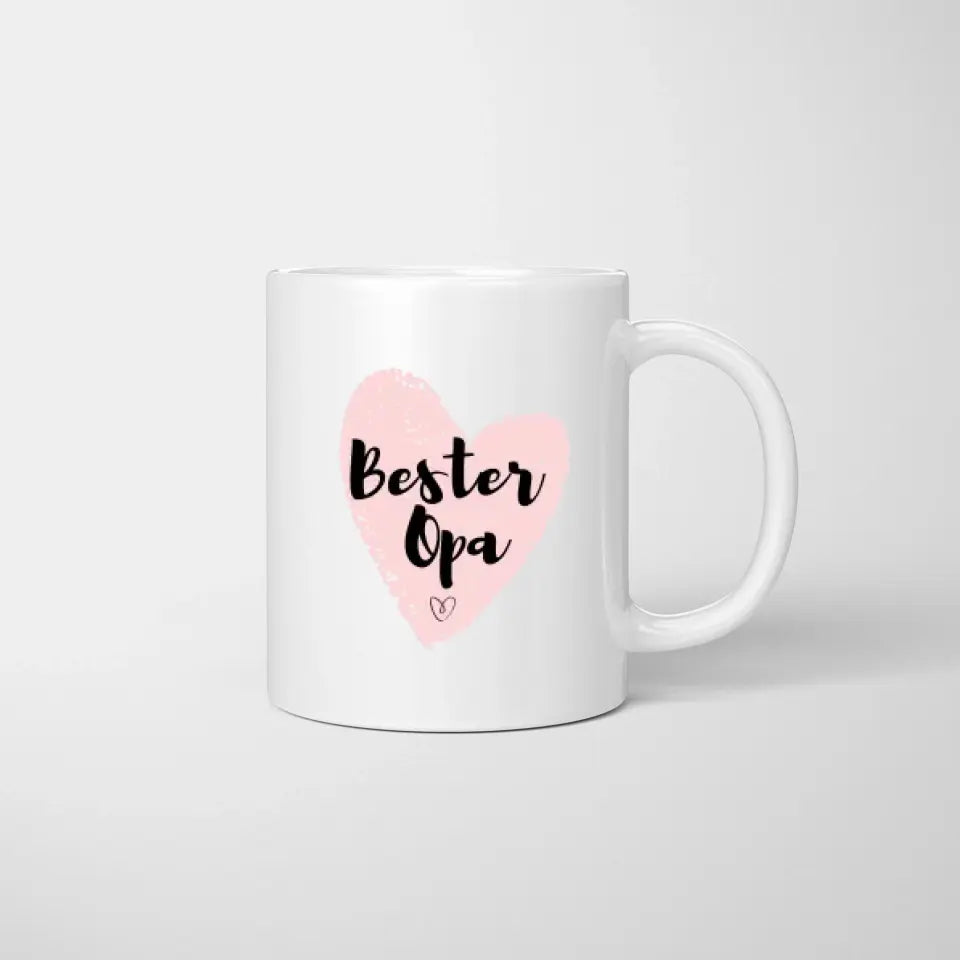 Opa, Legende seit - Personalisierte Tasse für Väter, Großväter (Vater seit, Opa seit, Jahreszahlen)