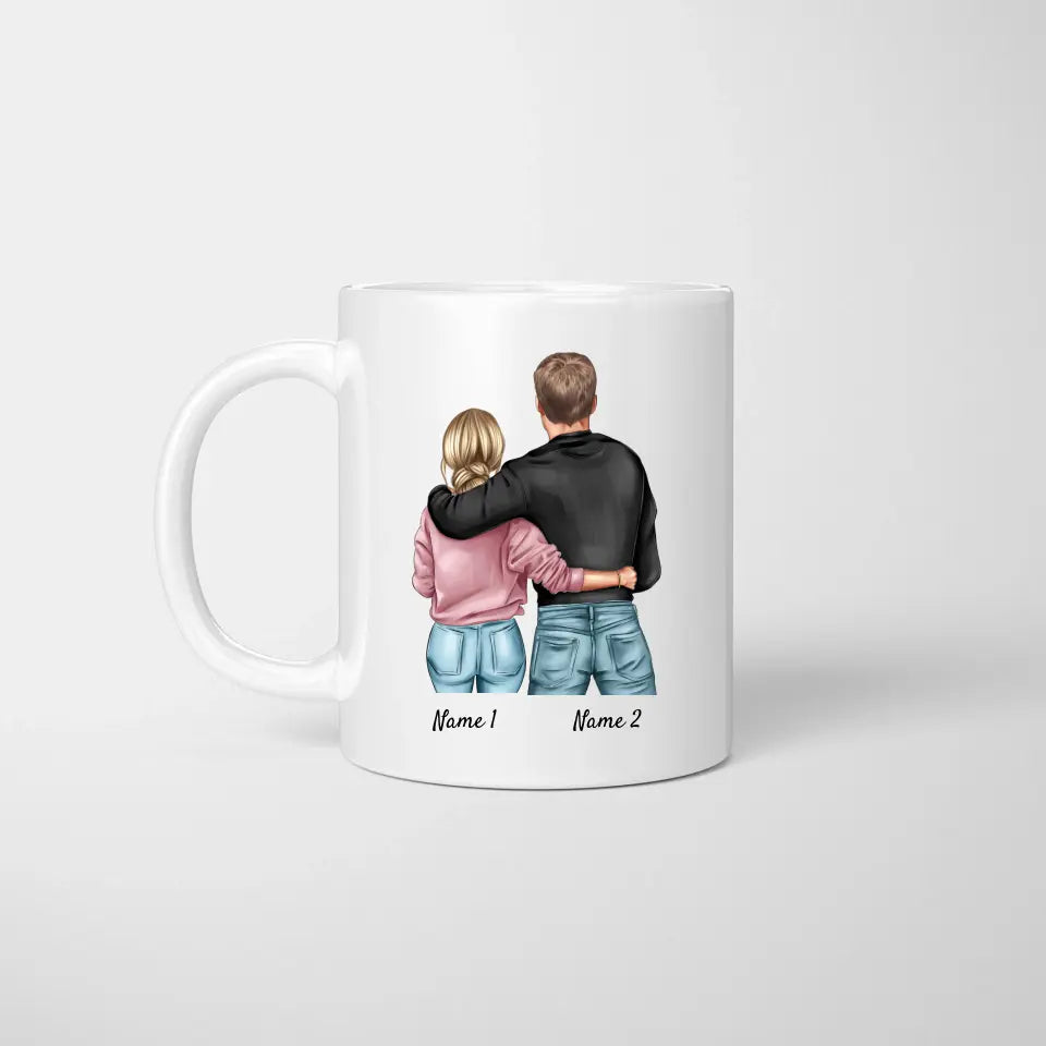 Plus chaud que le café - Mug personnalisé pour couple, anniversaire, mariage