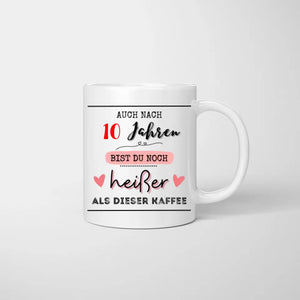 Heter dan koffie - Gepersonaliseerde mok voor koppels, jubileum, trouwdag