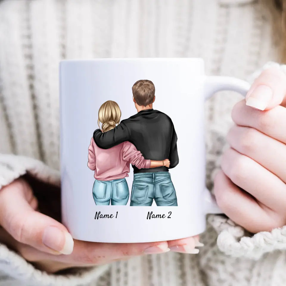 Plus chaud que le café - Mug personnalisé pour couple, anniversaire, mariage