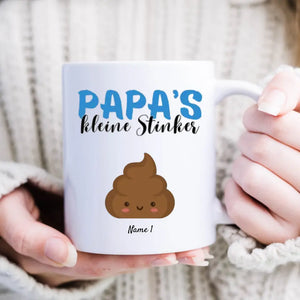 Papa's kleine stinkerds - Gepersonaliseerde mok voor vader/vader met kinderen