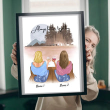 Load image into Gallery viewer, Best Friends with Drinks - Personalized Poster (2-4 Persons)
